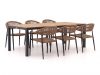 + 10 % Kassenrabatt | Manifesto Belpasso/Fidenza 220 cm Gartenmöbel-Set 7-teilig stapelbar