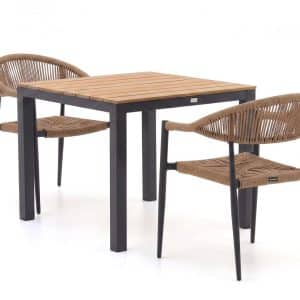 + 15 % Kassenrabatt | Manifesto Belpasso/Fidenza 90 cm Gartenmöbel-Set 3-teilig stapelbar