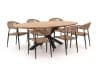 + 10 % Kassenrabatt | Manifesto Belpasso/Fidenza oval 220 cm Gartenmöbel-Set 7-teilig stapelbar