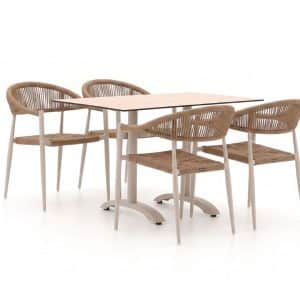 + 15 % Kassenrabatt | Manifesto Belpasso/Lisio 120 cm Gartenmöbel-Set 5-teilig stapelbar