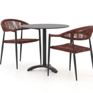 + 15 % Kassenrabatt | Manifesto Belpasso/Lisio ø 80 cm Gartenmöbel-Set 3-teilig stapelbar