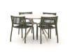+ 10 % Kassenrabatt | Manifesto Misurina/Sora ø 127 cm Gartenmöbel-Set 5-teilig