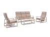 + 10 % Kassenrabatt | Manifesto Rubbiano Sessel-Sofa Lounge-Set 4-teilig 5-Sitzer