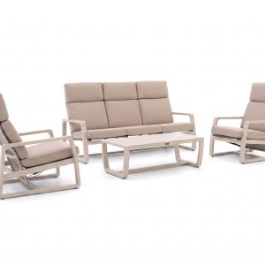 Manifesto Rubbiano Sessel-Sofa Lounge-Set 4-teilig 5-Sitzer