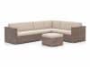 + 10 % Kassenrabatt | ROUGH-C Ecklounge-Set 5-teilig 6-Sitzer