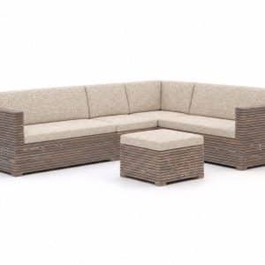 + 10 % Kassenrabatt | ROUGH-C Ecklounge-Set 5-teilig 6-Sitzer
