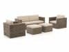 + 10 % Kassenrabatt | ROUGH-C Sessel-Sofa Lounge-Set 5-teilig