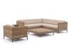 + 10 % Kassenrabatt | ROUGH-D Ecklounge-Set 5-teilig 6-Sitzer