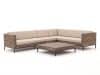 + 10 % Kassenrabatt | ROUGH-D Ecklounge-Set 5-teilig 6-Sitzer
