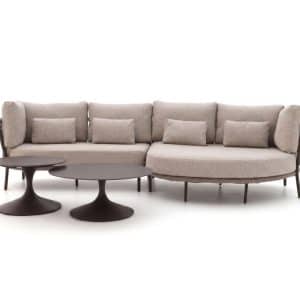 + 10 % Kassenrabatt | SUNS Bardi/Nova Chaiselongue Lounge-Set 3-teilig links 4-Sitzer