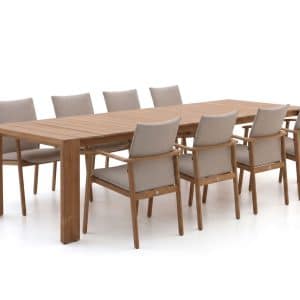 + 10 % Kassenrabatt | SUNS Florine/Erice 300 cm Gartenmöbel-Set 9-teilig