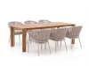 + 10 % Kassenrabatt | SUNS Santorini/Erice 240 cm Gartenmöbel-Set 7-teilig