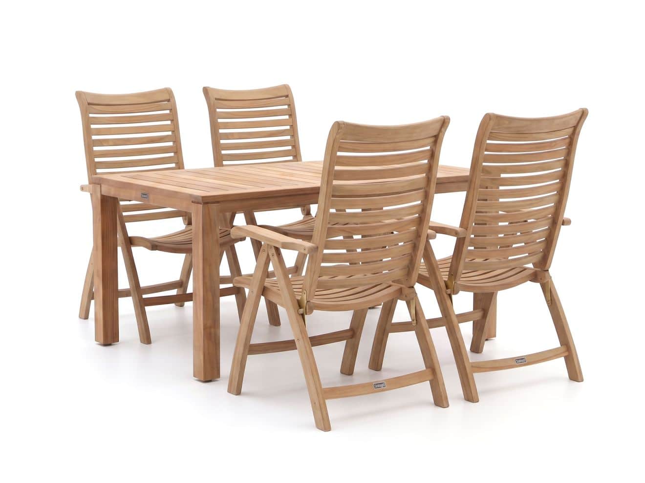 + 10 % Kassenrabatt | Sunyard Corby/Buxton 160 cm Gartenmöbel-Set 5-teilig verstellbar