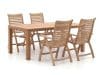 + 10 % Kassenrabatt | Sunyard Corby/Buxton 200 cm Gartenmöbel-Set 5-teilig verstellbar
