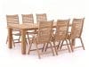 + 15 % Kassenrabatt | Sunyard Corby/Buxton 220 cm Gartenmöbel-Set 7-teilig verstellbar