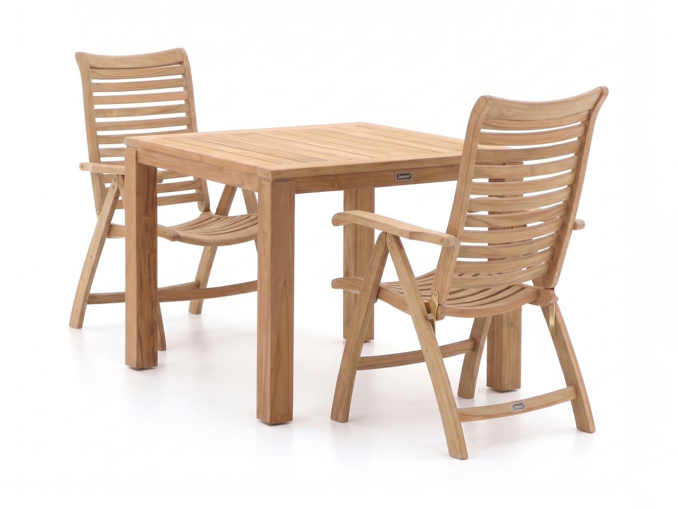 + 10 % Kassenrabatt | Sunyard Corby/Buxton 90 cm Gartenmöbel-Set 3-teilig verstellbar