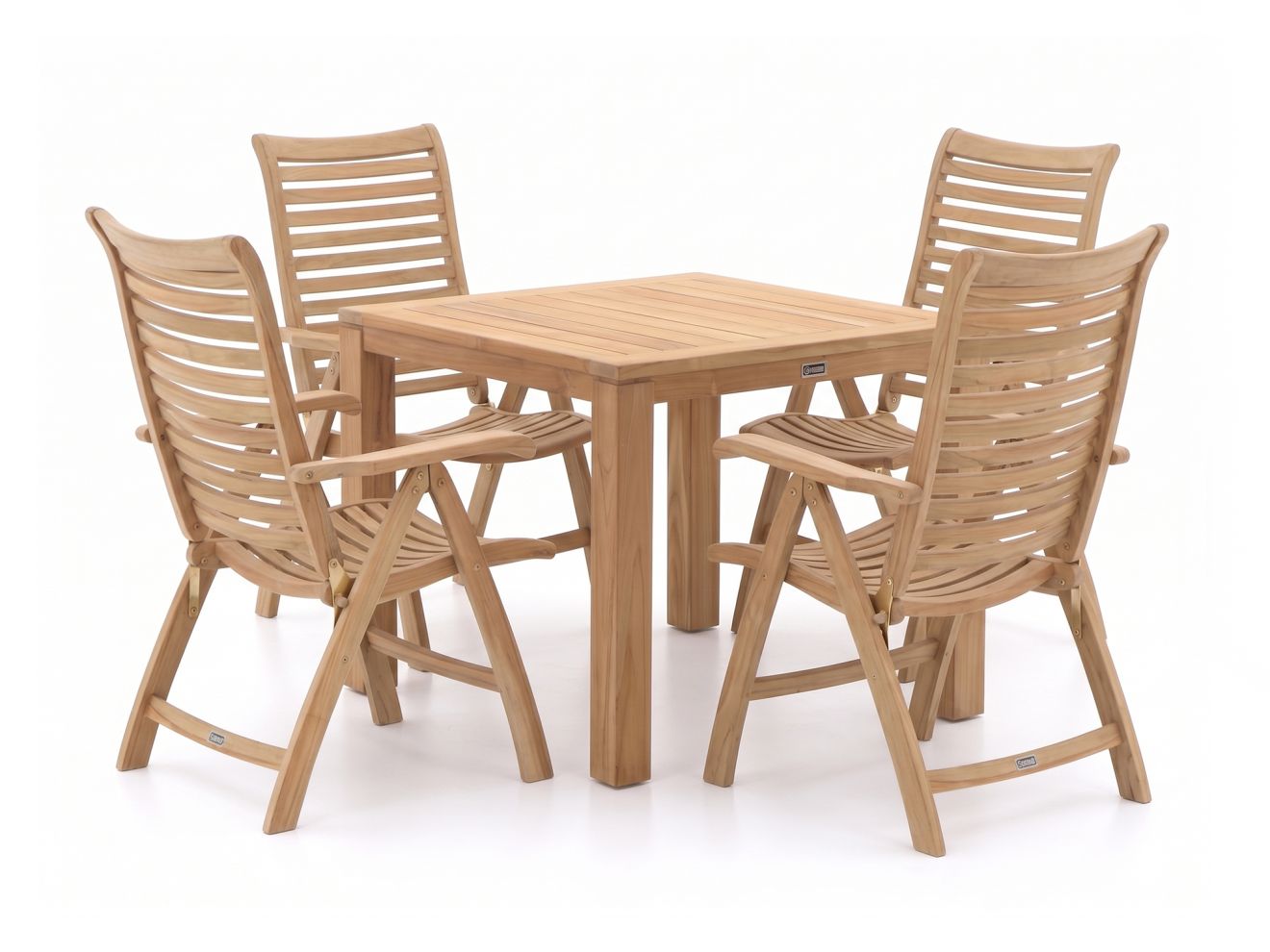 + 10 % Kassenrabatt | Sunyard Corby/Buxton 90 cm Gartenmöbel-Set 5-teilig verstellbar