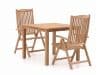 + 10 % Kassenrabatt | Sunyard Veronica/Liverpool 90 cm Gartenmöbel-Set 3-teilig verstellbar