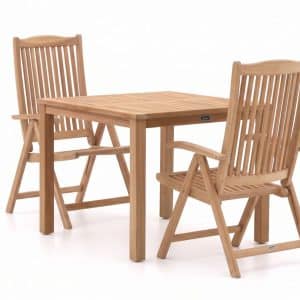 Sunyard Veronica/Liverpool 90 cm Gartenmöbel-Set 3-teilig verstellbar