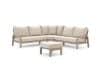 + 10 % Kassenrabatt | Tierra Outdoor Musone Ecklounge-Set 4-teilig 5-Sitzer