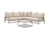 + 10 % Kassenrabatt | Tierra Outdoor Musone/Rio Ecklounge-Set 4-teilig 5-Sitzer