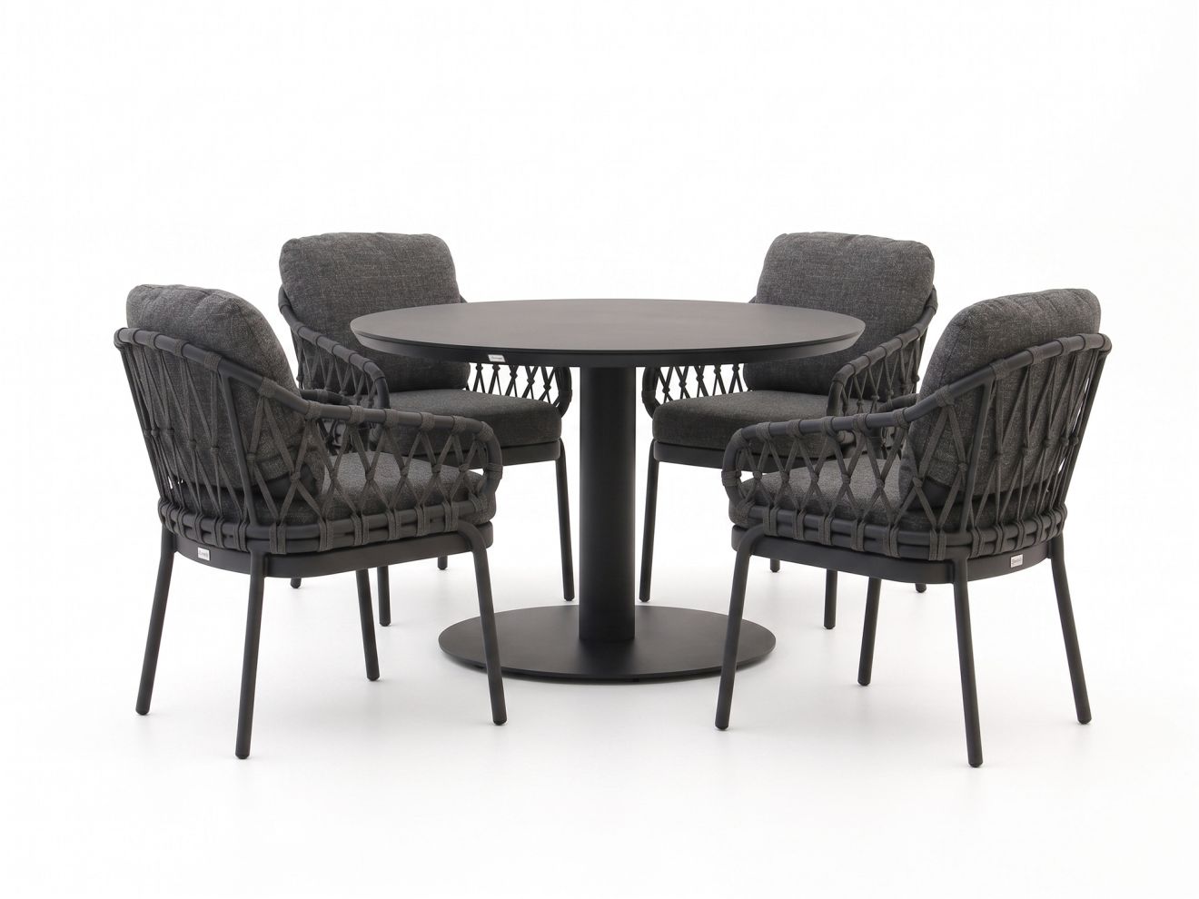 + 10 % Kassenrabatt | Tierra Outdoor Natal/La Fonte ø 120 cm Gartenmöbel-Set 5-teilig