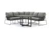 + 10 % Kassenrabatt | Tierra Outdoor Rivera Dining Lounge-Set 3-teilig
