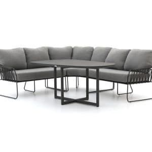 + 10 % Kassenrabatt | Tierra Outdoor Rivera Dining Lounge-Set 3-teilig