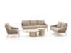 + 10 % Kassenrabatt | Apple Bee Milou/Tonga Sessel-Sofa Lounge-Set 5-teilig 6-Sitzer