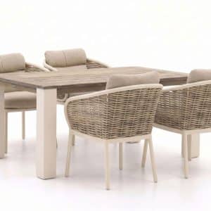 Apple Bee Pine Key/ROUGH-X 180cm dining tuinset 5-delig