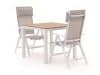 + 10 % Kassenrabatt | Bellagio Avenza/Fidenza 90 cm Gartenmöbel-Set 3-teilig verstellbar