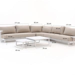 + 10 % Kassenrabatt | Bellagio Bertinoro Ecklounge-Set 5-teilig