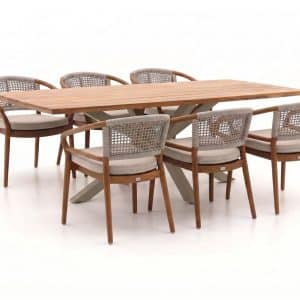 + 10 % Kassenrabatt | Bellagio Brasimone/Induno dänisch oval 240 cm Gartenmöbel-Set 7-teilig stapelbar