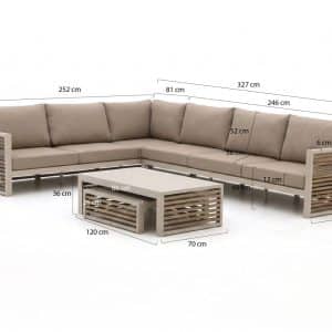 Bellagio Cadora Ecklounge-Set 4-teilig links 6-Sitzer