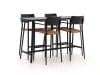 + 15 % Kassenrabatt | Bellagio Cino 175 cm Gartenbar-Set 5-Teilig Stapelbar
