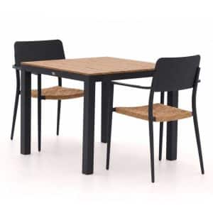Bellagio Cino/Fidenza 90cm dining tuinset 3-delig stapelbaar