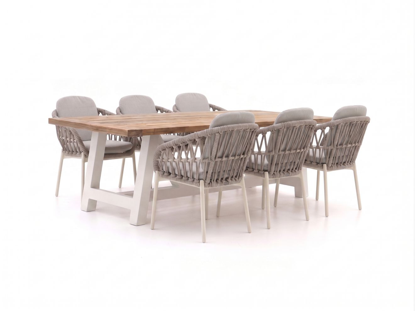+ 10 % Kassenrabatt | Bellagio Cupello/Bresimo 260 cm Gartenmöbel-Set 7-teilig