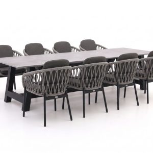 + 10 % Kassenrabatt | Bellagio Cupello/Bresimo 317 cm Gartenmöbel-Set 9-teilig