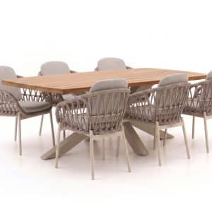 + 10 % Kassenrabatt | Bellagio Cupello/Induno dänisch oval 220 cm Gartenmöbel-Set 7-teilig