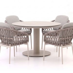 + 10 % Kassenrabatt | Bellagio Cupello/La Fonte ø 120 cm Gartenmöbel-Set 5-teilig
