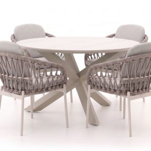 + 10 % Kassenrabatt | Bellagio Cupello/Lodola ø 130 cm Gartenmöbel-Set 5-teilig