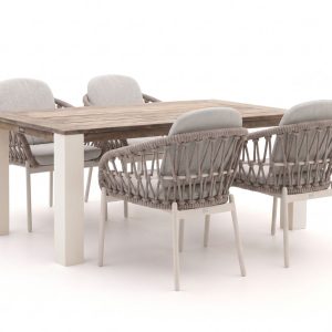 + 10 % Kassenrabatt | Bellagio Cupello/ROUGH-X 180 cm Gartenmöbel-Set 5-teilig