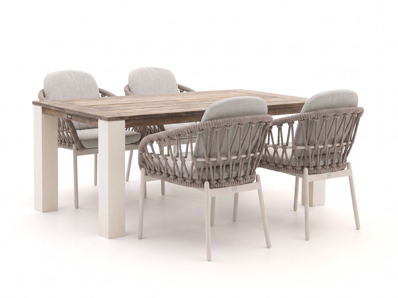+ 15 % Kassenrabatt | Bellagio Cupello/ROUGH-X 180 cm Gartenmöbel-Set 5-teilig