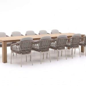 + 10 % Kassenrabatt | Bellagio Cupello/ROUGH-X 400 cm Gartenmöbel-Set 11-teilig