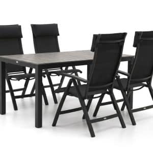 + 10 % Kassenrabatt | Bellagio Lugo/Fidenza 160 cm Gartenmöbel-Set 5-teilig verstellbar