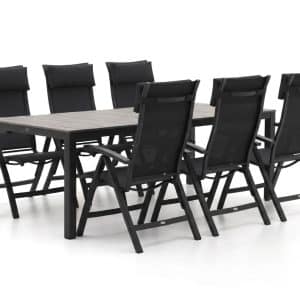 + 10 % Kassenrabatt | Bellagio Lugo/Fidenza 220 cm Gartenmöbel-Set 7-teilig verstellbar