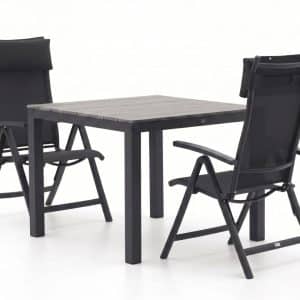 + 10 % Kassenrabatt | Bellagio Lugo/Fidenza 90 cm Gartenmöbel-Set 3-teilig verstellbar
