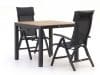Bellagio Lugo/Fidenza 90 cm Gartenmöbel-Set 3-teilig