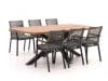 + 10 % Kassenrabatt | Bellagio Marudo/Induno dänisch oval 220 cm Gartenmöbel-Set 7-teilig stapelbar