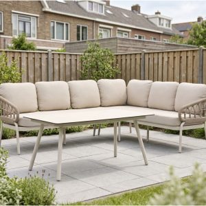 + 10 % Kassenrabatt | Bellagio Pinerolo Gartentisch Lounge-Set 3-teilig rechts
